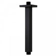 Kartell Nero Square Ceiling Mounted Shower Arm - Matt Black - SHO156NS - TAP 'N' SHOWER