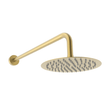 Kartell Ottone Fixed Overhead Drencher - Brushed Brass - SHO143OT - TAP 'N' SHOWER