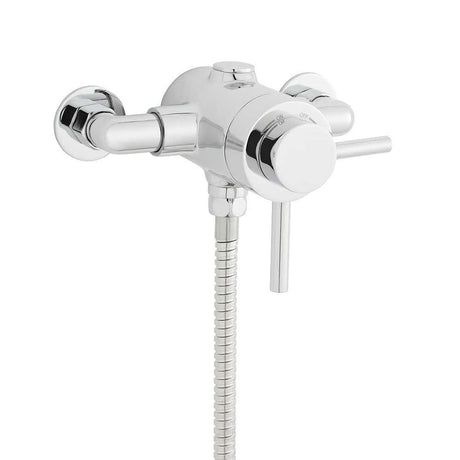 Kartell Plan Exposed thermostatic shower valve in chrome with modern design