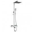 Kartell Pure Drencher Bar Shower with Sliding Handset & Bath Filler Spout - Chrome - SHO031PU - TAP 'N' SHOWER
