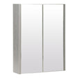 Kartell Purity 500mm Mirror Cabinet - Silver Oak - PSO500MIR - TAP 'N' SHOWER