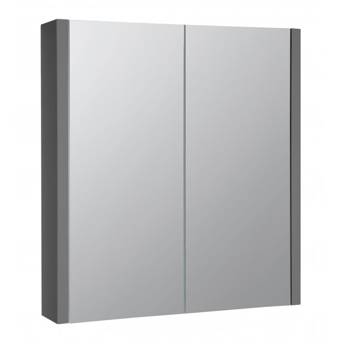 Kartell Purity Mirror Cabinet Storm 600mm - Grey Gloss - FUR114PU - TAP 'N' SHOWER