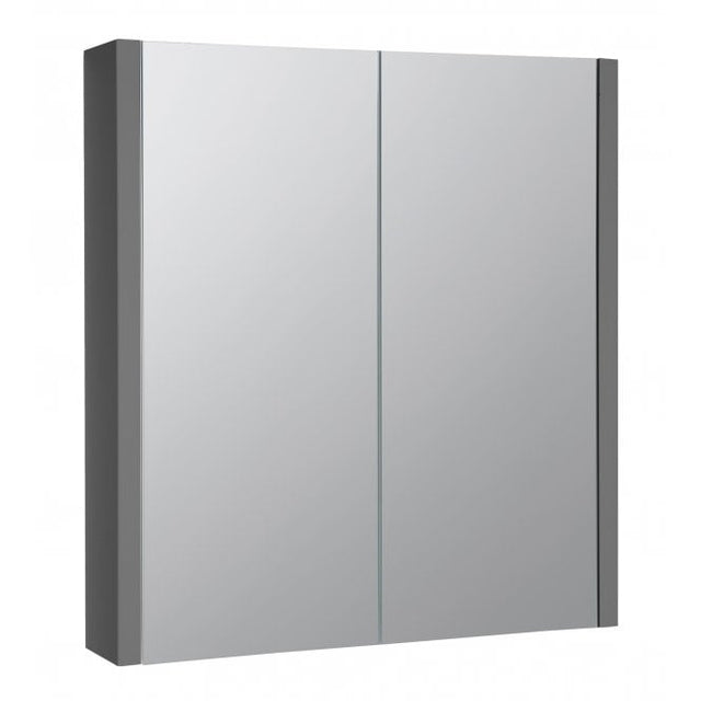 Kartell Purity Mirror Cabinet Storm 600mm - Grey Gloss - FUR114PU - TAP 'N' SHOWER