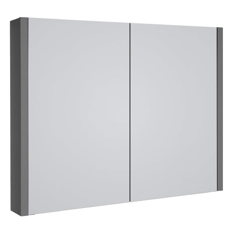 Kartell Purity 800mm Mirror Cabinet Storm - Grey Gloss - FUR098PU - TAP 'N' SHOWER