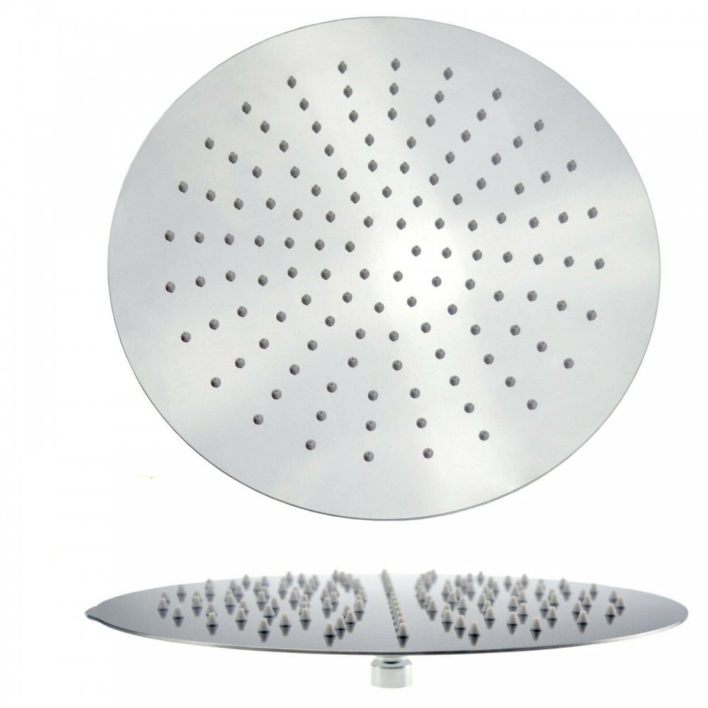 Kartell Round Slimline Drench Shower Head 200mm - Chrome - SHO118RO - TAP 'N' SHOWER