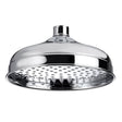 Kartell Traditional 200mm Drench Shower Head - Chrome - SHO102T - TAP 'N' SHOWER