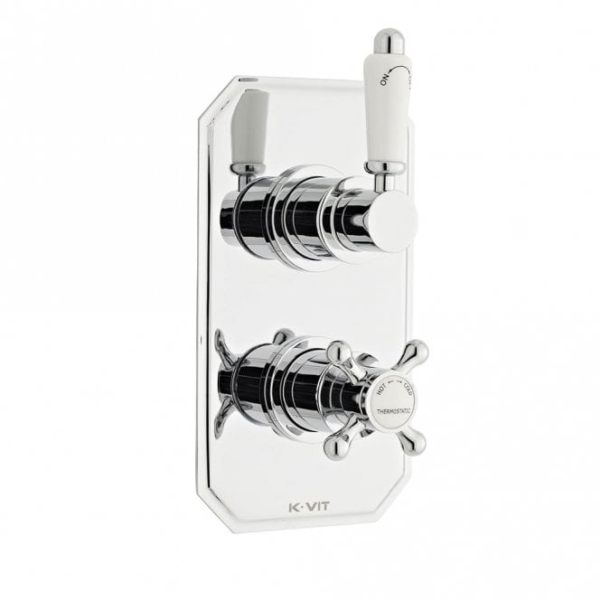 Kartell Viktory Concealed Thermostatic Shower Valve - Chrome - SHO032VI - TAP 'N' SHOWER