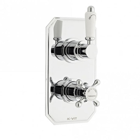 Kartell Viktory Concealed Thermostatic Shower Valve with Diverter - Chrome - SHO033VI - TAP 'N' SHOWER