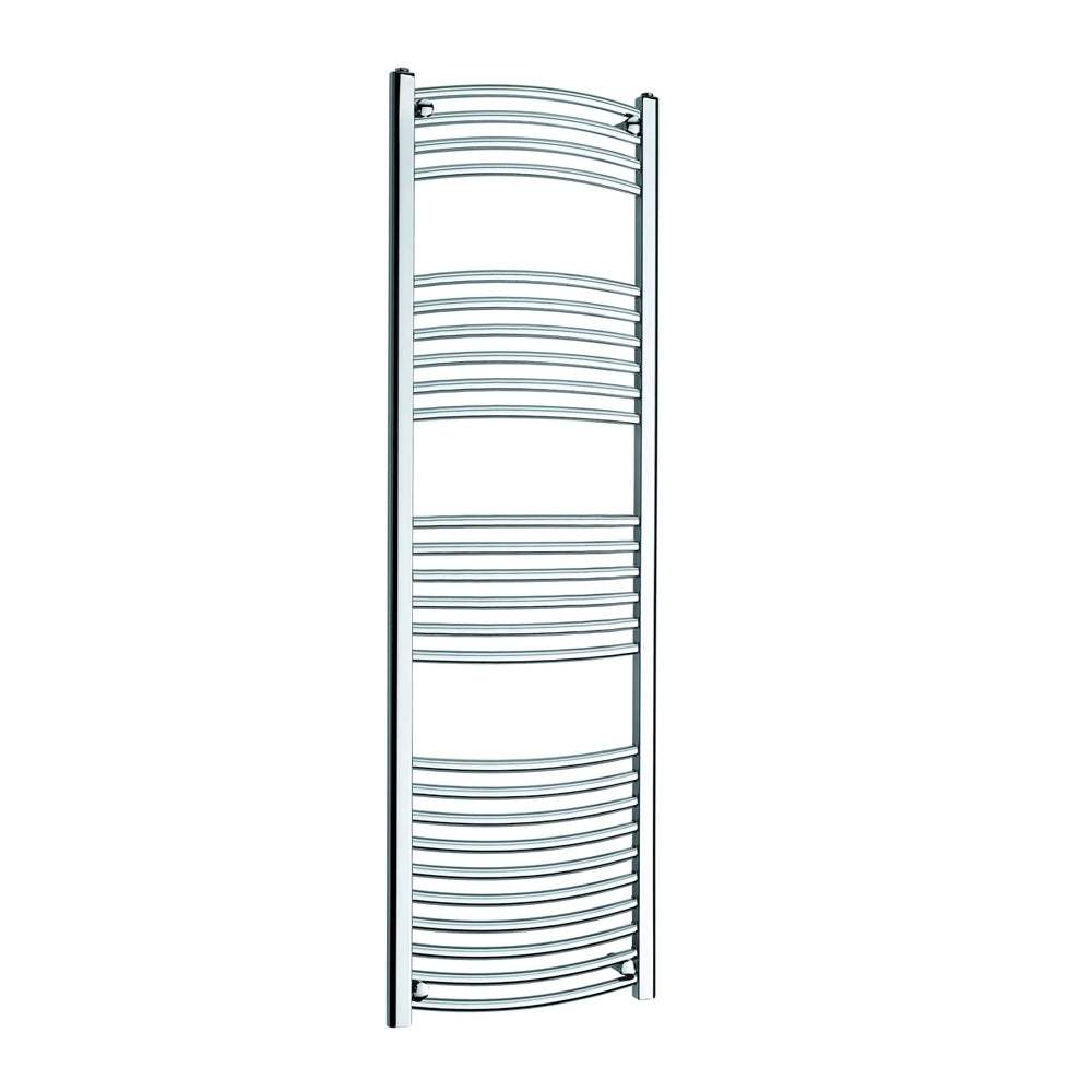 Kartell K-Rad K-Rail chrome curved towel rail 1600mm high x 500mm wide for modern bathrooms