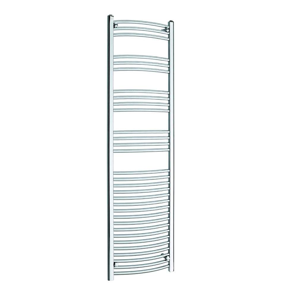 Kartell K-Rad K-Rail 1800mm high curved chrome towel rail for modern bathrooms