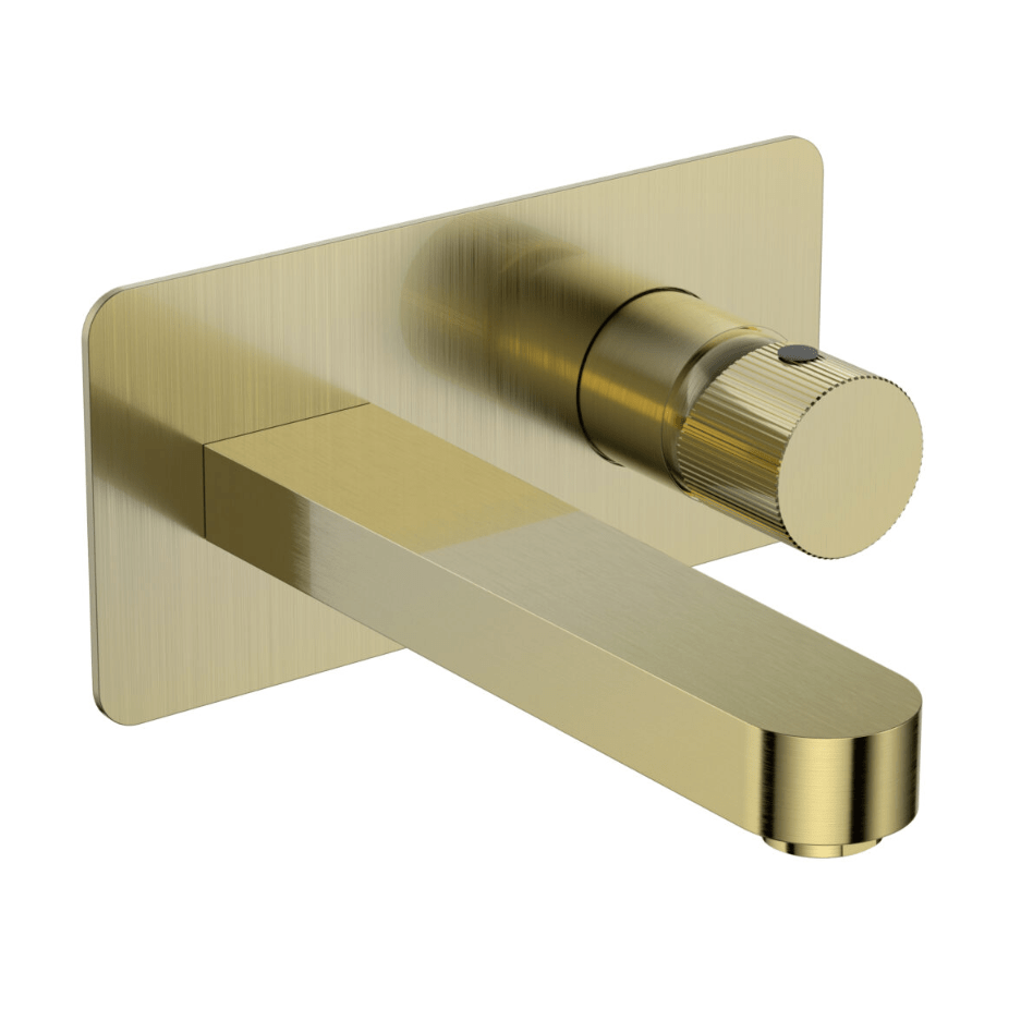 Scudo Koko Wall mounted Tap - Brushed Brass - KO - 014 - TAP 'N' SHOWER