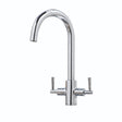 Scudo Kingston 1 Tap Hole Kitchen Tap - Chrome - KT12 - TAP 'N' SHOWER