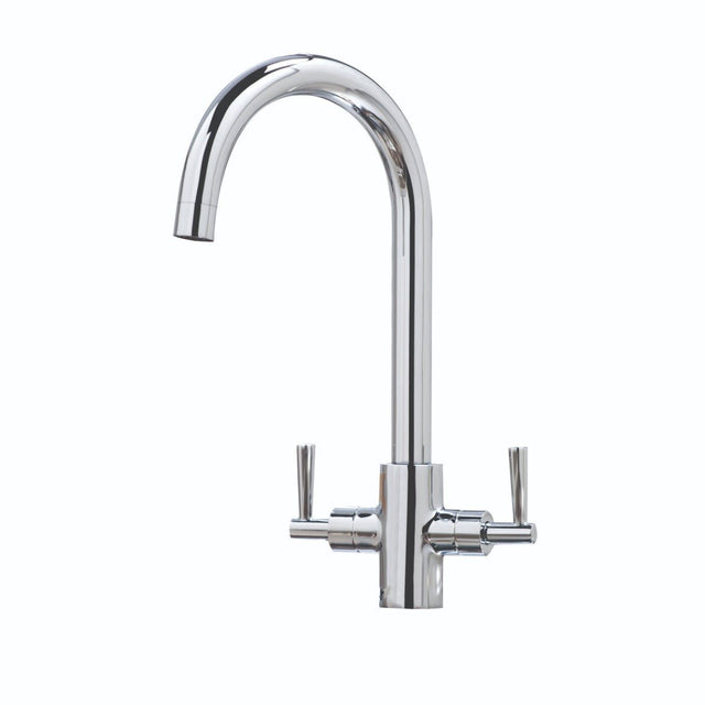 Scudo Kingston 1 Tap Hole Kitchen Tap - Chrome - KT12 - TAP 'N' SHOWER