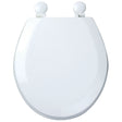 Tavistock Meridian White Toilet Seat and Cover - MSM1W - TAP 'N' SHOWER