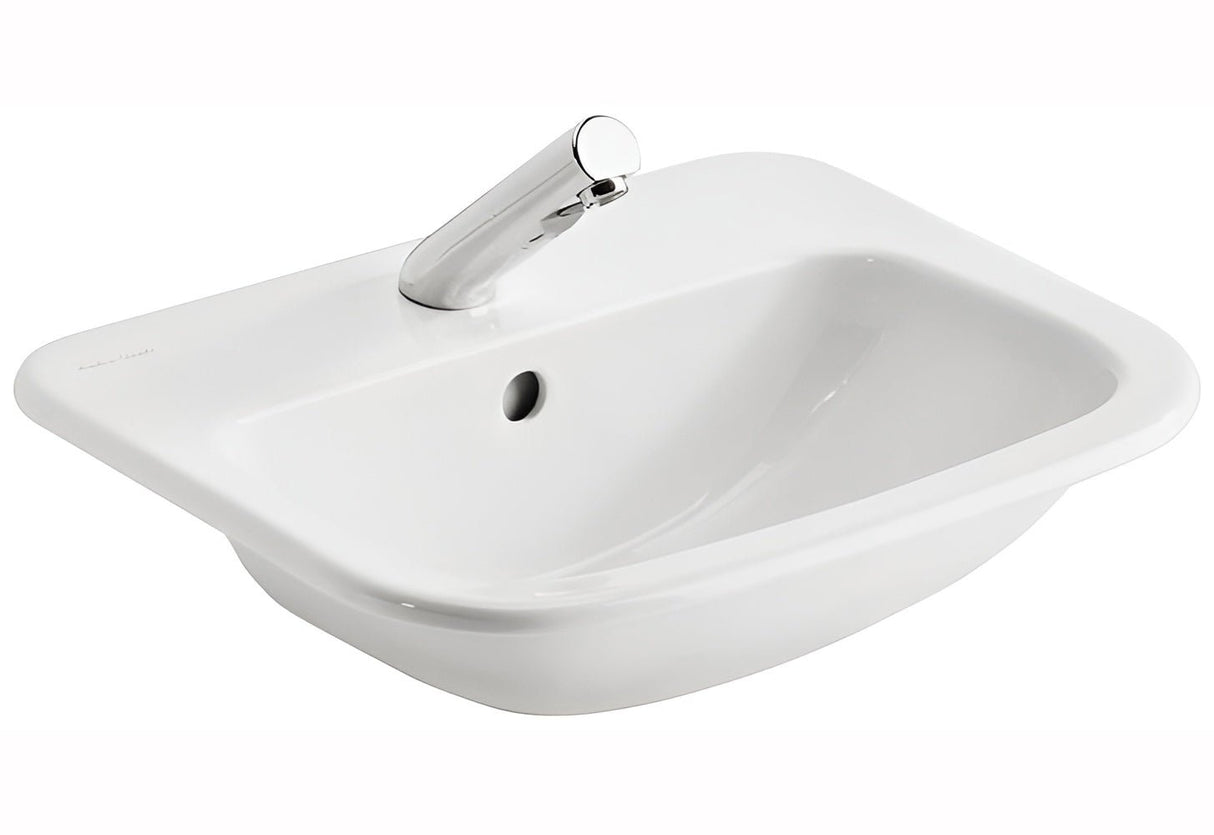 Armitage Shanks Planet 21 1TH Countertop Basin 50cm - White - S248401 - TAP 'N' SHOWER