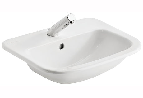 Armitage Shanks Planet 21 1TH Countertop Basin 50cm - White - S248401 - TAP 'N' SHOWER