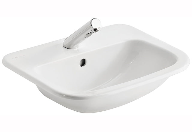 Armitage Shanks Planet 21 1TH Countertop Basin 50cm - White - S248401 - TAP 'N' SHOWER