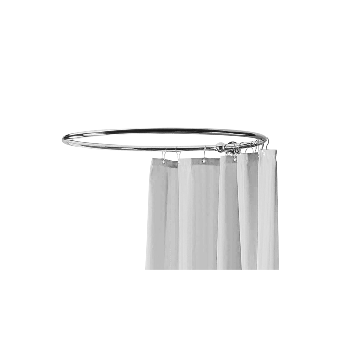 Nuie Chrome Traditional Shower Ring - LA386