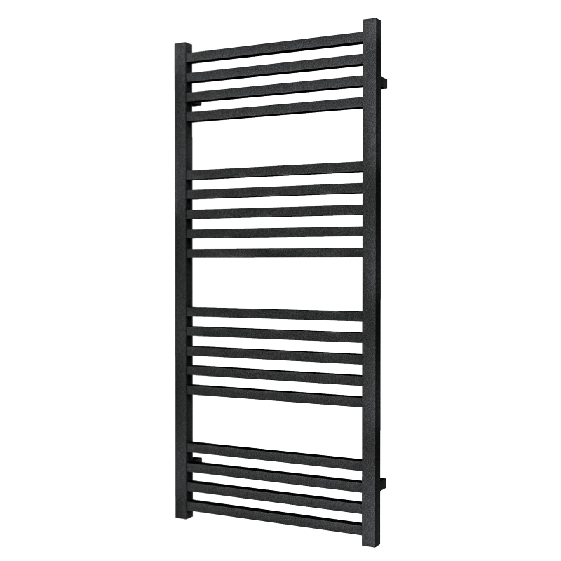 Radox Quebis 1550mm H x 500mm W Black Pearl Designer Heated Towel Rail - RXQU - 1550500 - AN - TAP 'N' SHOWER