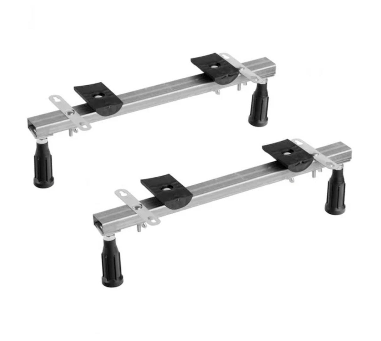 Kaldewei steel adjustable bath leg set with black plastic feet for Eurowa bathtubs