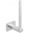 Vado Level Spare Paper Holder wall-mounted chrome with square edges and rectangular base