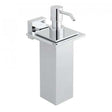 Wall-mounted chrome Vado Level Soap Dispenser with sleek modern design