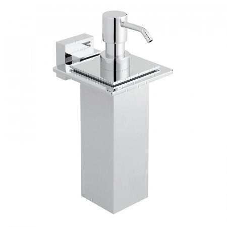 Wall-mounted chrome Vado Level Soap Dispenser with sleek modern design