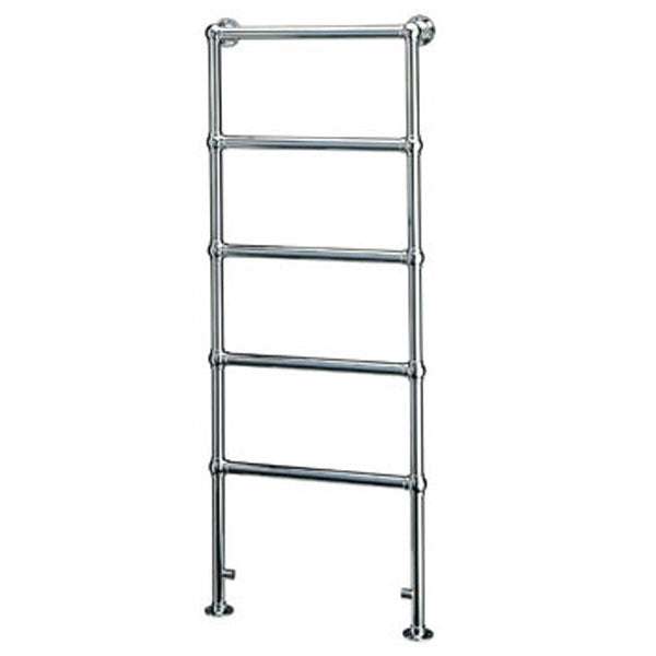 Vogue Ballerina BJ Traditional Heated Towel Rail 1538mm High x 525mm Wide, Electric - LG021DFW BR153052CP - E - TAP 'N' SHOWER