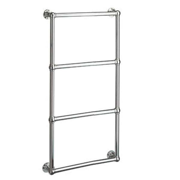 Vogue Ballerina BJ Traditional Heated Towel Rail 1275mm High x 675mm Wide, Electric - LG021FWM BR127067CP - E - TAP 'N' SHOWER