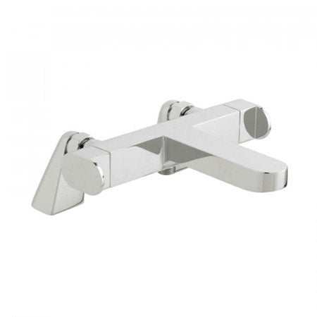 Vado Life Thermostatic chrome deck mounted bath shower mixer tap with sleek modern design