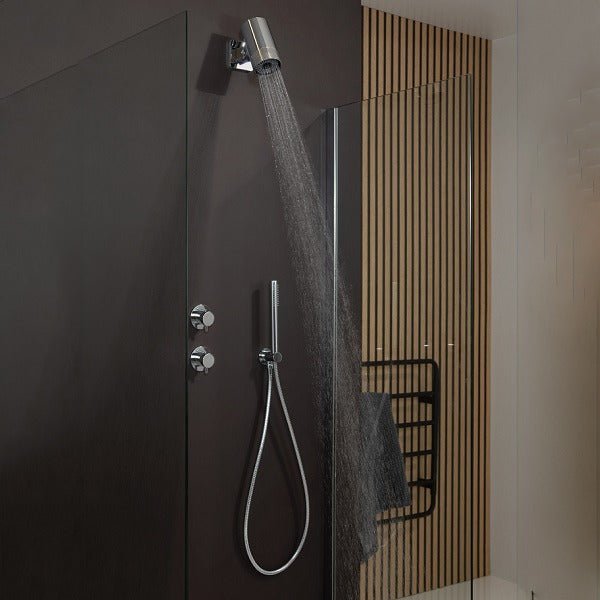 JTP VOS Lumen Shower Head - Brushed Black - LU7SHBBL - TAP 'N' SHOWER