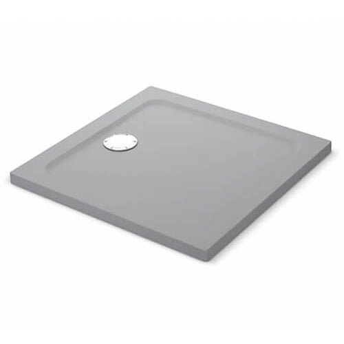 Mira Flight Safe Flat Top Square Shower Tray 900x900mm - Titanium - 1.1697.009.ASS21 - TAP 'N' SHOWER