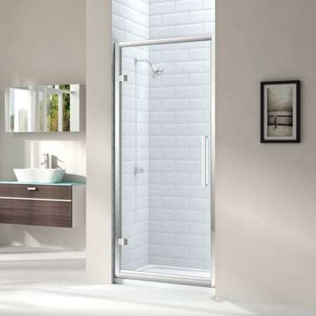 Merlyn 8 Series Hinged Shower Door 760mm Wide - Clear Glass - M81210