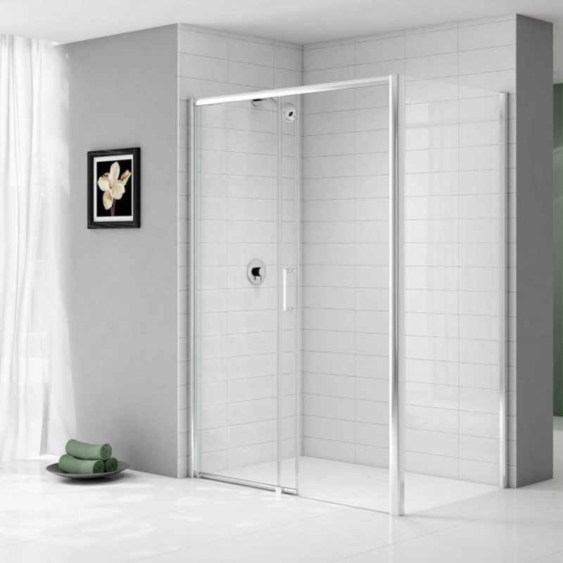 Merlyn Ionic Express Low Level Left Hand Sliding Shower Door 1400mm - A0303LH - TAP 'N' SHOWER