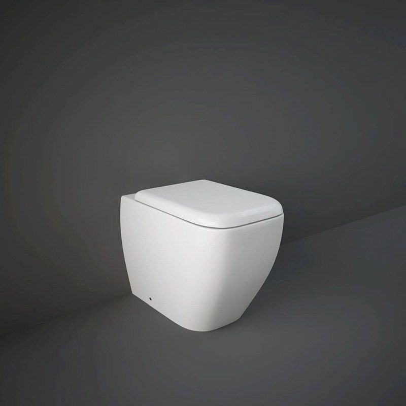 Rak Metropolitan Back To Wall Pan - White - METBTWPAN - TAP 'N' SHOWER