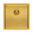 Reginox Miami 1 Bowl Integrated Sink - Gold - MIAMI 40X40 GOLD - TAP 'N' SHOWER