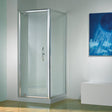 Kudos Original Straight Pivot Door 900mm - Clear - 3PD90S - TAP 'N' SHOWER