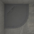 Kudos Connect2 Quadrant Shower Tray 1000 x 1000mm - Slate Grey - C2TQ100SLGR - TAP 'N' SHOWER