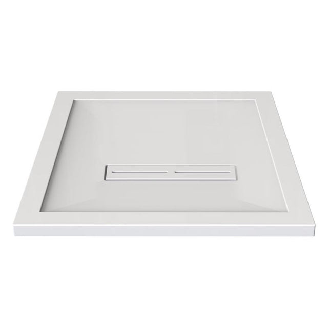 Kudos Connect2 Square Shower Tray 800 x 800mm - White - C2T80T - TAP 'N' SHOWER