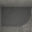 Kudos Connect 2 Left Hand Offset Quadrant Shower Tray 1200 x 900mm - Slate Grey - C2TQ12090LHSLGR - TAP 'N' SHOWER