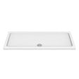 Kudos Kstone Slip Resistant Rectangular Shower Tray 1400 x 700mm with Central Waste - White - KS14070SR - TAP 'N' SHOWER