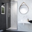 Kudos Original6 Bi - fold Shower Door 900mm - Clear - 604020 - TAP 'N' SHOWER