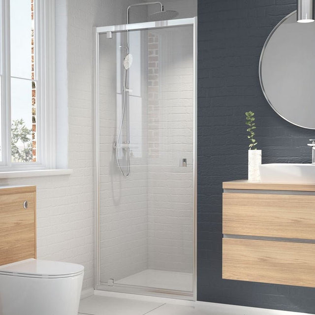 Kudos Original6 Pivot Shower Door 760mm - Chrome - 601010 - TAP 'N' SHOWER