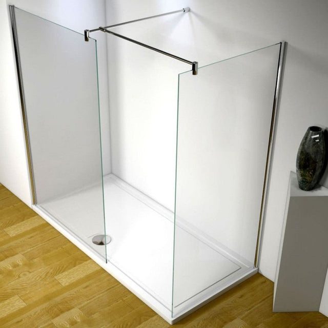 Kudos Ultimate 10mm Glass Complete Walk - in Recess Enclosure 1500mm Package - Clear - 10WIC1570 - TAP 'N' SHOWER