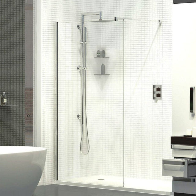Kudos Ultimate Complete Walk - in Recess Enclosure 1700mm Package - Clear - 7WIR1770 - TAP 'N' SHOWER