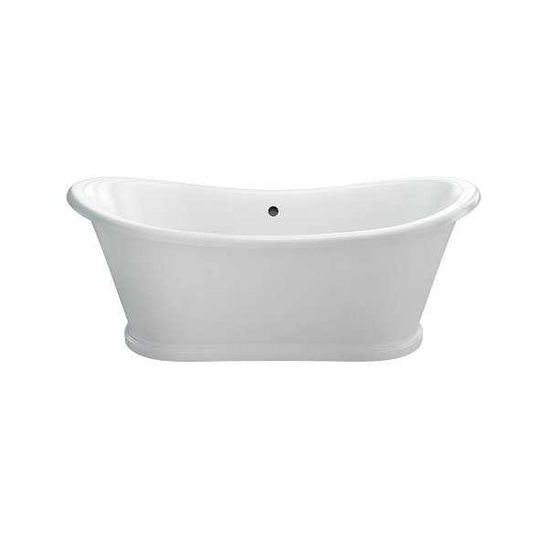 Burlington Admiral 1650mm x 710mm Freestanding Roll Top Bath Including