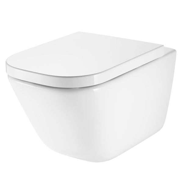 Roca The Gap Rimless Wall Hung WC Pan In White - 34647L000