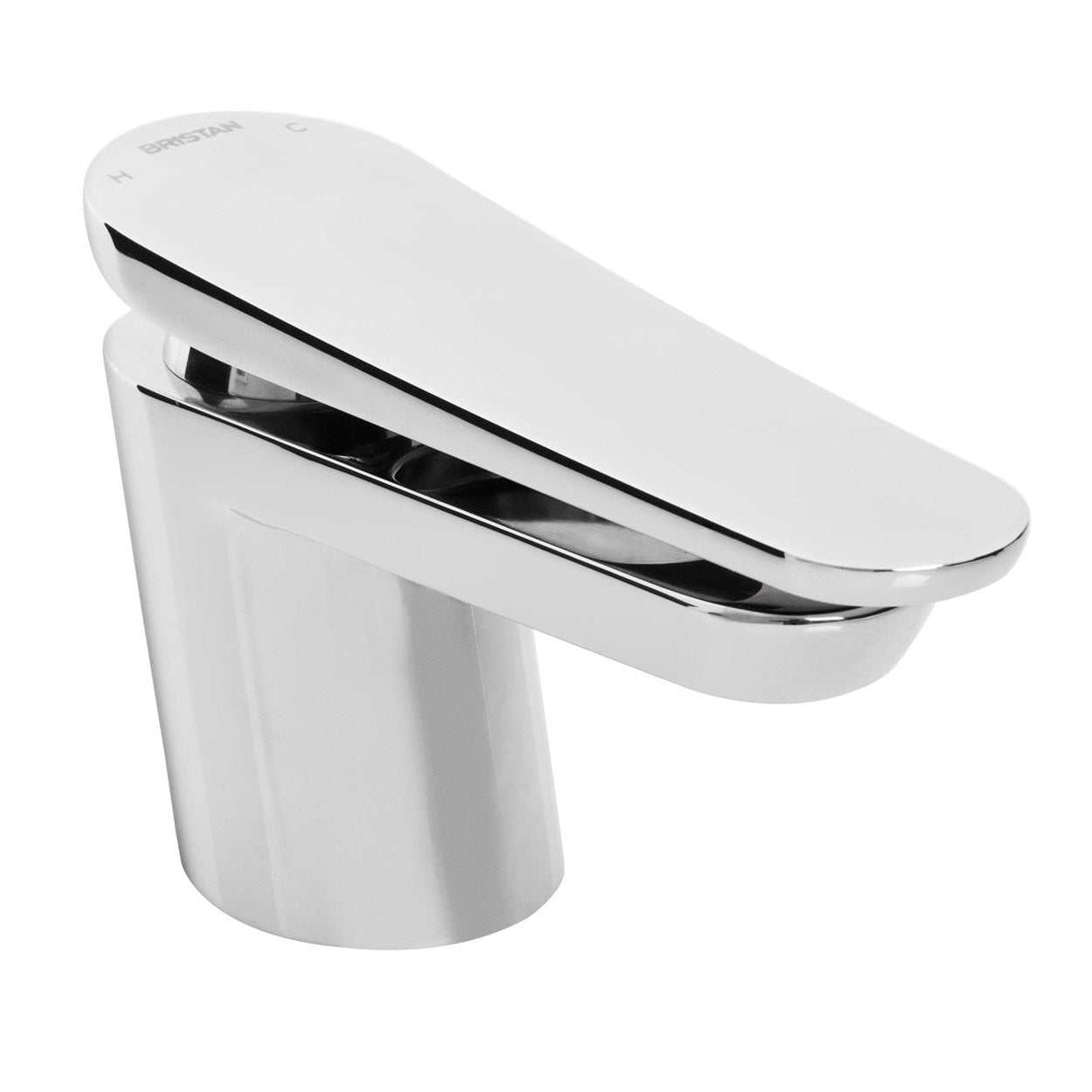 Bristan Claret Modern Bath Filler Tap in chrome with single tap hole and sleek, polished design