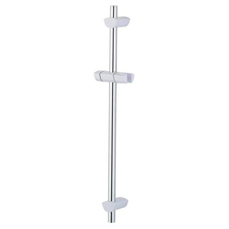 Bristan Evo Contemporary Adjustable Shower Riser Rail 660mm High - Whi