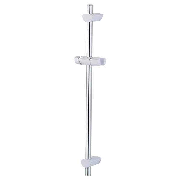 Bristan Evo Contemporary Adjustable Shower Riser Rail 660mm High - Whi